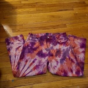 Gap TyeDye Cheeky Straight Jeans 14. #2